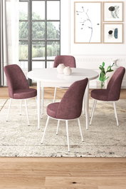 Hanah Home Tor - Blanco y Rosa Empolvado